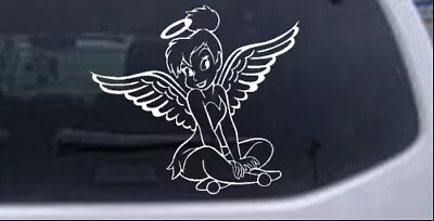 Tinkerbell Angel With Halo Car Or Truck Window Laptop Decal Sticker • $5.28