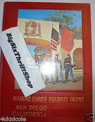 Marine Corps RECRUIT DEPOT MCRD San Diego CA 1978-1979 Yearbook 1093 Alpha Co • $82