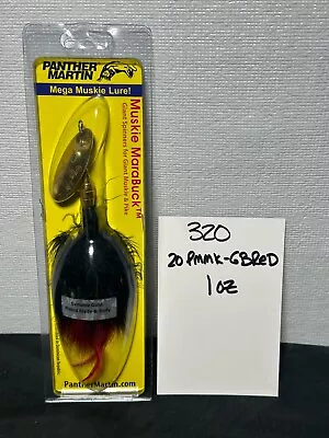 Muskie Marabuck Panther Martin 20-PMMK-GBRED 1 Oz (Comb. Ship = +1 • $0.99