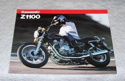 Kawasaki Z1100-a1  Motorcycle Sales Brochure P/n 99943-1172 All-e X-xii • £5