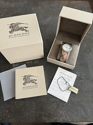 Burberry Watch Classic Check Plaid Quartz 38mm • $350