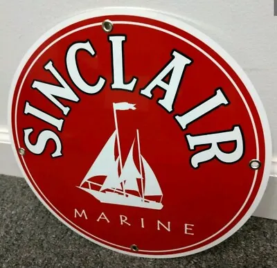 Sinclair Marine Gasoline Gas Oil Sign • $16.50