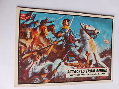 A&BC American Civil War Bubble Gum Trading Cards 1966 • £2