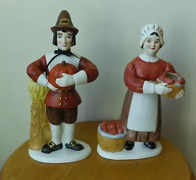 Midwest Of Cannon Falls Pilgrim Couple Candle Holders • $49.99