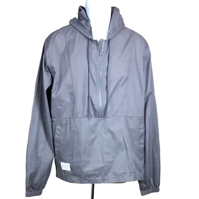 Sierra LRG Pocketable Foldable Windbreaker Rain Jacet Size M Gray Color • $24.99