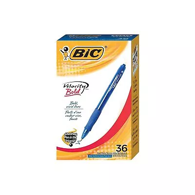 £19.97 • Buy BIC Atlantis Velocity Ballpoint Pens, Bold, 1.6mm, Blue Ink, 36 Count