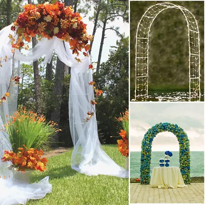 $25.90 • Buy 7.9FT Lightweight Metal Arch Wedding Garden Bridal Party Arbor Arches Prom Decor