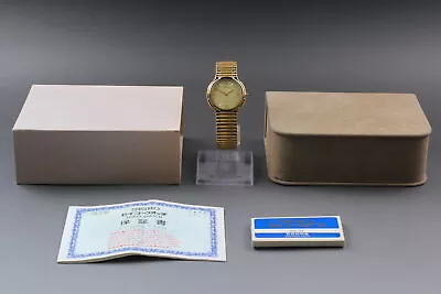 [MINT] Seiko Dolce 5E31-6B50 Gold Round Quartz Mens Vintage Watch From JAPAN • $169.99