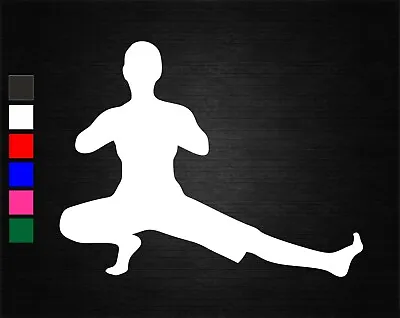 Yoga Position #5 Vinyl Decal Sticker Car/van/wall/window/bedroom/laptop/tablet • £2.11