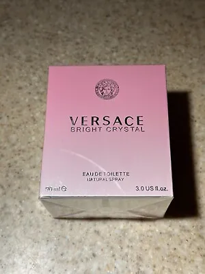 NEW Versace Bright Crystal 90ml 3.0 Oz Spray EDT In Box Perfume US Stock • $32.99