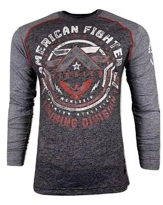 AMERICAN FIGHTER Men's T-Shirt CATALINA RAGLAN Athletic Biker MMA S-3XL • $24.95