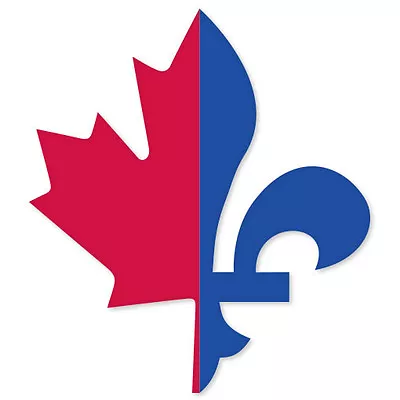 Quebec Canada Maple Leaf Car Bumper Sticker 4  X 4  • $3