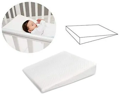 Baby Wedge Pillow Anti Reflux Colic Cushion Flat Head Foam For Pram Crib Cot Bed • £11.50