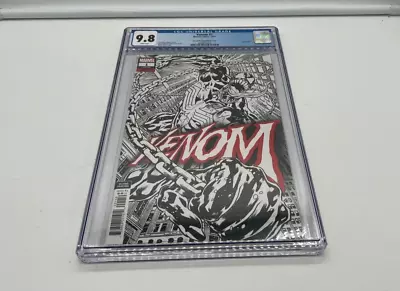 Venom #1 CGC 9.8 Bryan Hitch Second Printing Sketch Variant Marvel 2021 • $199.99