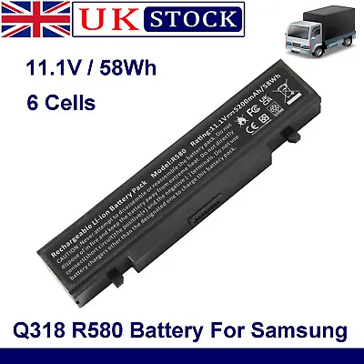 £13.45 • Buy Q318 Battery For Samsung R538 R540 R580 RV411 RV508 RV511 RV515 AA-PB9NC6B 58Wh