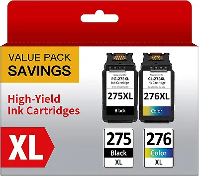 PG-275XL CL-276XL Ink Cartridge Compatible For Canon 275 276 PIXMA TS3500 TS3520 • $36.79