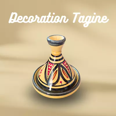 Small Traditional MOROCCAN TAGINE For Decoration Handmade In Fes   مغربي  طاجين • $129