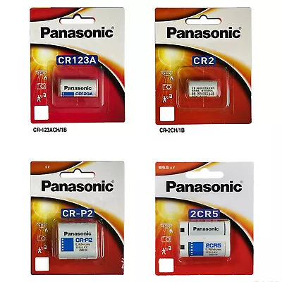 For Panasonic Lithium Camera Battery CR123A CR2 CRP2 2CR5 3V 6V CR15H270 DL245 • $8.99