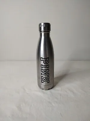 PINK  Victoria Secret’s Bottle Water Active Metal Tumbler Silver 17 FL OZ • $5