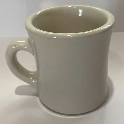 1 VICTOR Stamped 8 Oz Ivory COFFEE Cup MUG Heavy Restaurant Ware Diner Mug 1950 • $30