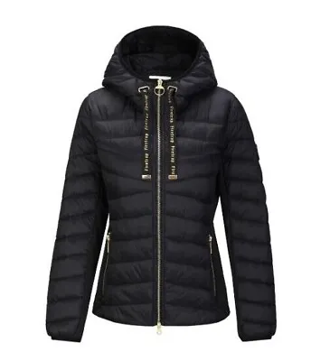 Firetrap Grid Quilted Jacket Ladies Coat - Black - All Sizes • £19.99