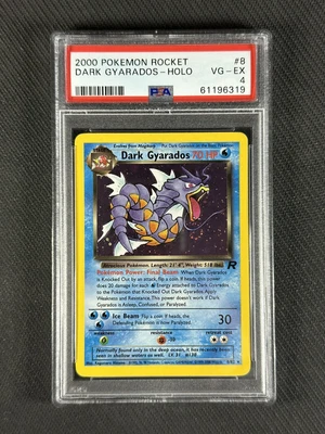 $6.50 • Buy Pokemon Card PSA 4 VG-EX Dark Gyarados 2000 Team Rocket Ultra Rare Holo WotC #8