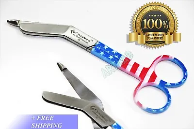 New 5.5  Emt Lister Bandage Scissors Shears With Usa Colors German Stainless • $5.55