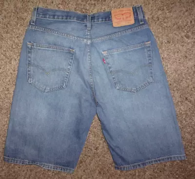 Levi's 569 Loose Fit Denim Shorts Size 34 • $14