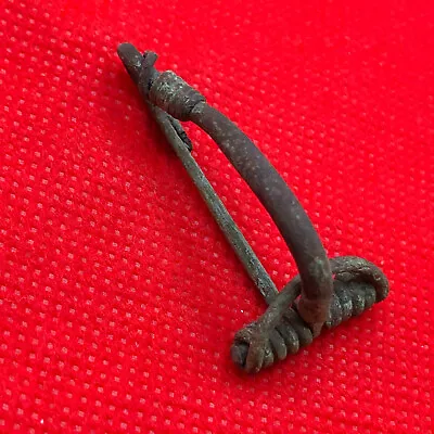 £13.86 • Buy Rare Ancient Bronze Brooch Fibula Rome Antique Roman Fibula Pin