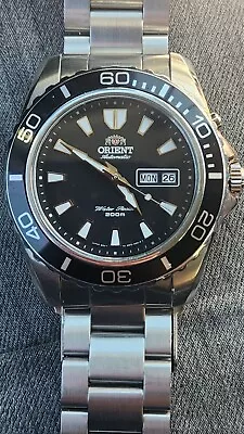 Orient Mako XL Automatic Men's DIVER Watch 46mm Day/Date 200m Wr 22mm Lug • $119.75