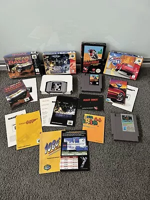 🔥 Vintage Old School Nintendo Gaming Bundle - NES - N64 - STAR WARS - 1080  🔥 • $179