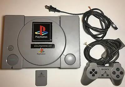 $109.95 • Buy Sony PlayStation 1 PS1 PSX Console Gray With Controller Memory Card