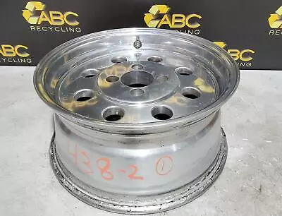 15x7 Aluminum 8 Hole Polished Wheel 20 Offset Rim Bullet Hole (#1) • $115