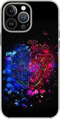 Brain Heart Love Emotion Control Feel Case Cover Clear / Shockproof / MagSafe • $20.95