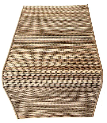 MISSONI HOME CARPET RUG JUTE WOOL COTTON 1.8 X 4' 55x120cm CARIOCA T518 NATURA • $190