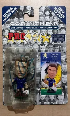 Corinthian Prostars Graham Le Saux Chelsea Autographed Platinum Pack Ultra Rare • £9