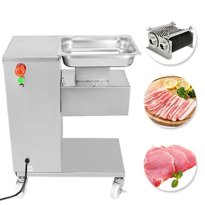 500KG Output Meat Cutting Machine 110V Meat Cutter Slicer +1pc Blade 2.5mm-50mm • $950.99