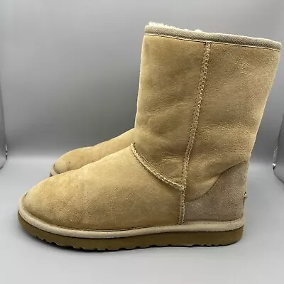 UGG Australia Boots Women’s Size 8 Classic Short II 5825 Sand Tan (Stains) • $24.95