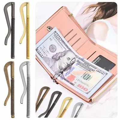Simple Bifold Replace Parts Money Clip Bar Wallet Spring Clamp Cash Holder • $6.72