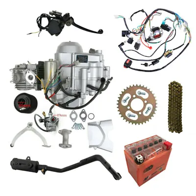 125cc Engine Motor Semi Auto 4 Stroke 3 Speed ATV GO Kart 90CC ATC70 110cc TRX90 • $518.25