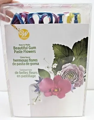 Wilton How To Make Beautiful Gum Paste & Fondue Flower Cutter Set 28pcs NIB • $19.99