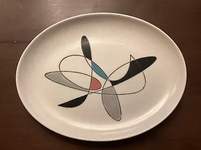 Metlox Contempora Poppytrail Platter  13” Atomic Mid-century • $79