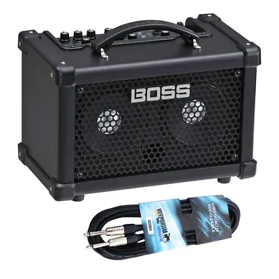 $688.95 • Buy Boss Dual Cube Bass LX Portable Bass Amplifier + Keepdrum Jack Cable