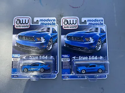 Autoworld 2012 Ford Mustang Lot Of 2 California Special • $39.99