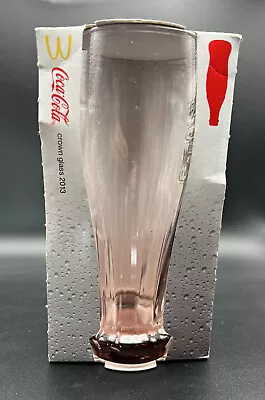 McDonald’s Coca-Cola 2013 Crown Glass Maroon Japan New • $9.99