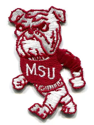 Msu Mississippi State Bulldogs Ncaa College Vintage 2.75  Team Logo Patch • $6.95