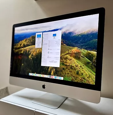 Apple IMac Retina 27” 2019 580X 8GB GPU 3.7ghz 2TB HDD 32GB RAM. SONOMA. 003 • £699