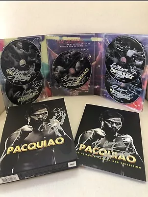 Manny Pacquiao Dvd Ultimate Fight Collection With Autographed Brand New • $999.95