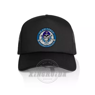 US Air Force USAF Security Police Trucker Hat Mesh Cap Adjustable Baseball Cap • $13.99