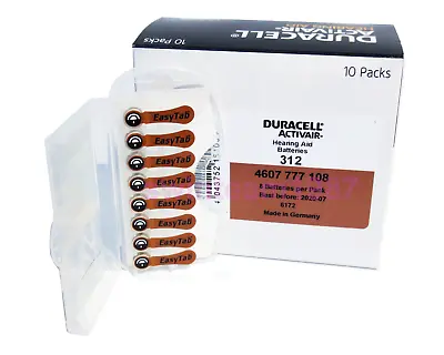 Hearing Aid Batteries 312 Size P312 Pr41 (New 80 Pack) Super Fresh Expire 2026 • $35.95